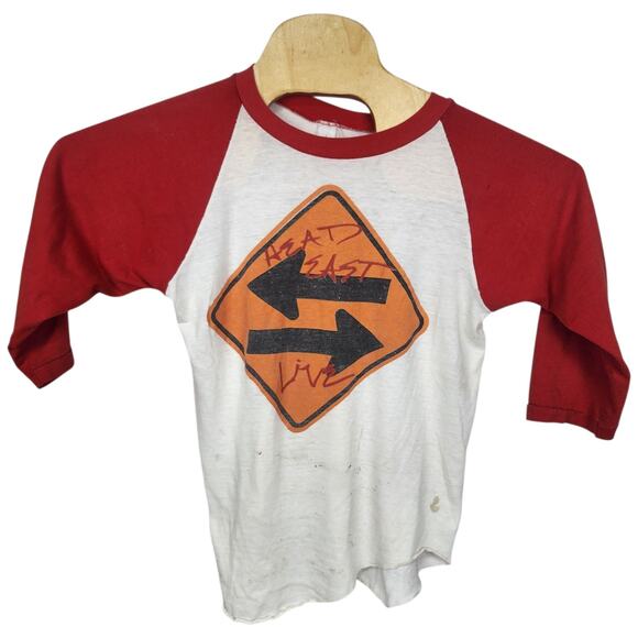 Vintage Head East Live 1980 Tour Double-Sided T-Shirt Small S - Picture 1 of 6
